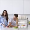 3-Tier Dish Drying Rack Dish Drainer Shelf W/ 3 Drain Trays Chopping Board Rack Utensil Rack Chopsticks Holder For Kitchen Counter Storage