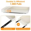 Pull Out Cabinet Organizer Stick On Drawer Carbon Steel Pull Out Shelf Slide Out Pantry Organizer For Kitchen Bathroom Living Room 11.93"Wx16.61"Dx2.2