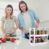 Swivel Cabinet Organizer Revolving Kitchen Rack Spice Organizer For Cabinet Condiment Holder Shelf